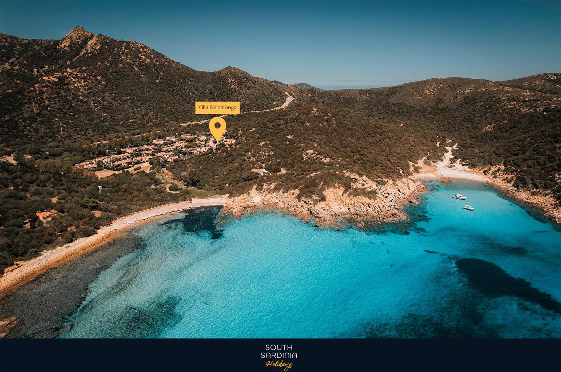Villa Perdalonga, Vista Mare Sea View Tuerredda Teulada Εξωτερικό φωτογραφία